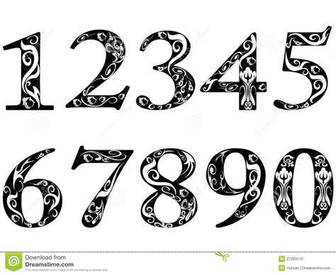 6 Fancy Number Fonts Images - Free Fancy Number Fonts, Fancy Letters and Numbers and Printable ...