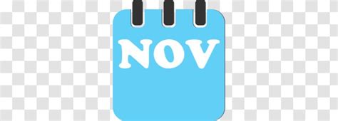 Calendar November Clip Art - Area - Cliparts Transparent PNG