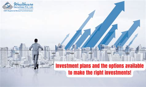 Investment plans the options available to make the right investment