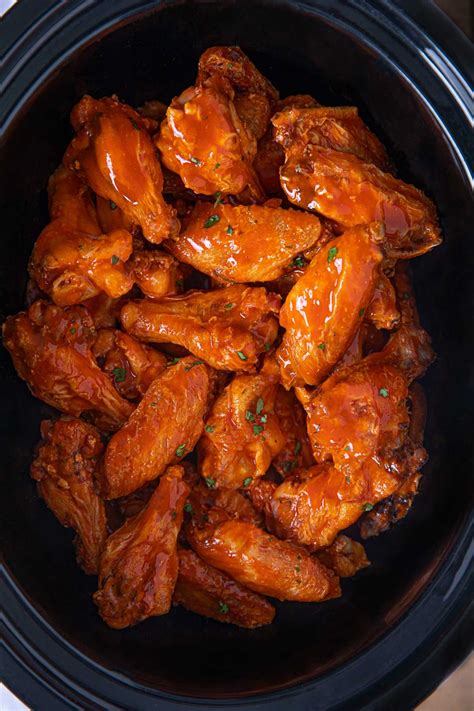 Slow Cooker Buffalo Wings | Hot wing recipe, Slow cooker chicken wings, Chicken wing recipes