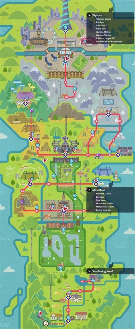 Full Galar Region Map [SPOILERS] : pokemon