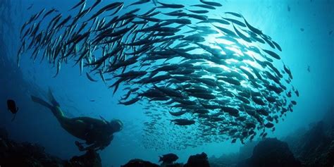 27 Incredible Underwater Pictures of Schooling Fish