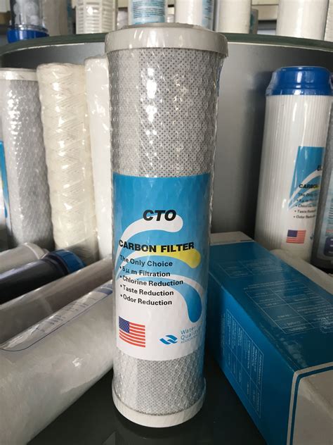 10" CTO Drinking Water Filter Cartridges / Coconut Carbon Block Filter Cartridge