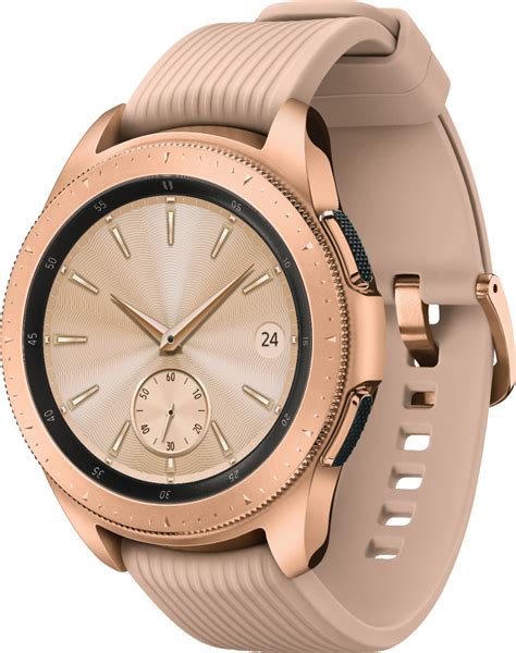 Samsung Galaxy Watch Smartwatch 42mm Stainless Steel LTE (unlocked) Rose Gold SM-R815UZDAXAR ...