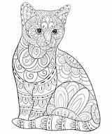 Printable Coloring Pages Cats sketch template