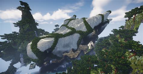 Dragon Skull Terrain Minecraft Map