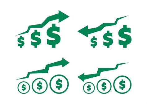 graphic symbol of increase or decrease of business 22158931 Vector Art ...