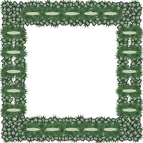 Green Floral Frame 7 Free Stock Photo - Public Domain Pictures