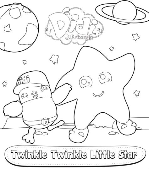 Didi & Friends 1 Coloring Page - Free Printable Coloring Pages for Kids