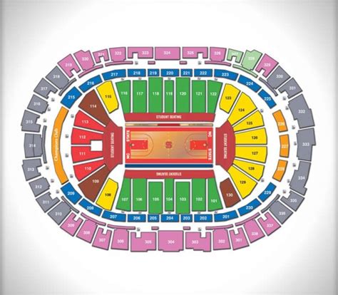 PNC Arena, Raleigh NC - Seating Chart View