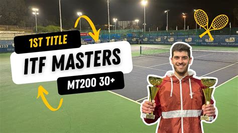 My First ITF Masters Tournament Title - Tennis Match Highlights - YouTube