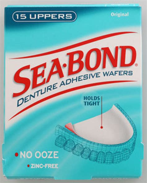 Sea Bond Denture Adhesive for Uppers 15ea