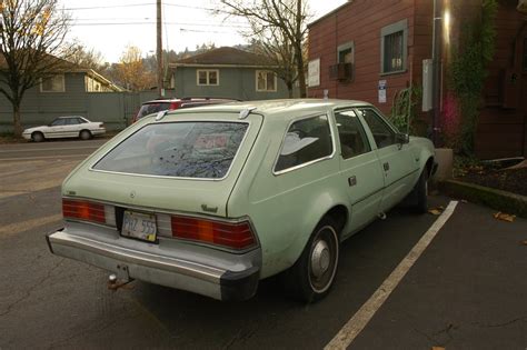 OLD PARKED CARS.: 1981 AMC Concord Wagon.