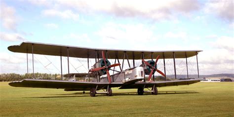 Flying in the Vickers Vimy