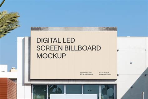 Outdoor Digital Billboard PSD Mockup – MasterBundles