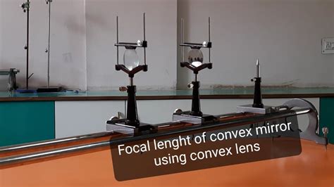 To find focal length of convex mirror using convex lens | Physics practicals XII | Convex mirror ...