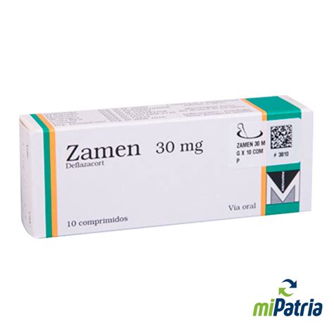 ZAMEN 30 MG X 10 COMPRIMIDOS – Mi Patria