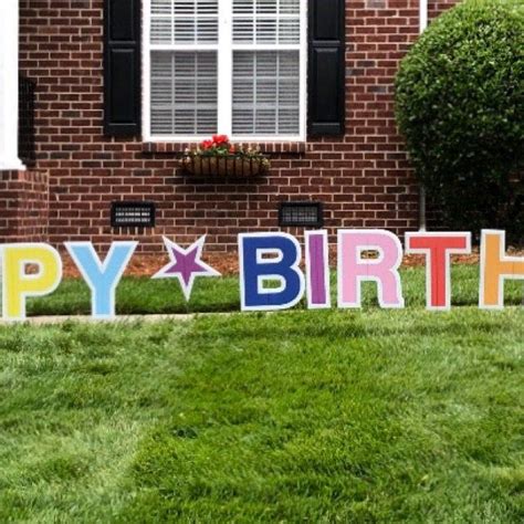 Happy Birthday Lawn Decorations Personalize & Choose Your | Etsy | Birthday yard signs diy ...