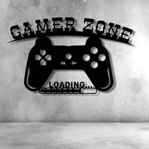 Gamer Zone Dxf , Svg , Png , Files Wall Art , Laser Cut , Game , Gamer , Design , Gamer Area ...