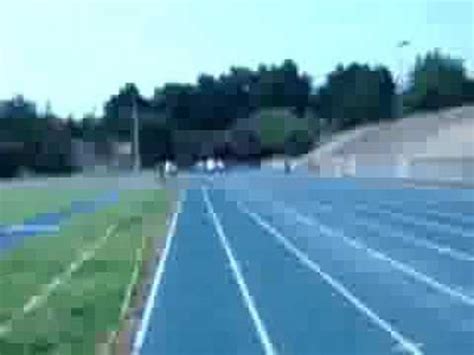 300 Meter Run On The Track As Seen By The Runner 6-14-8 - YouTube