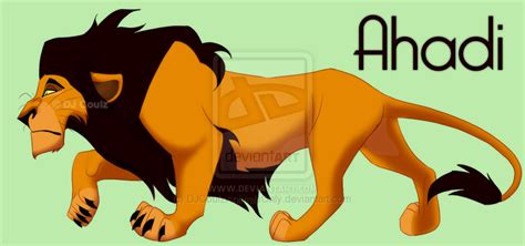 Ahadi Design by ~DJCoulzAnimalsOnly on deviantART | Lion king art, Lion ...