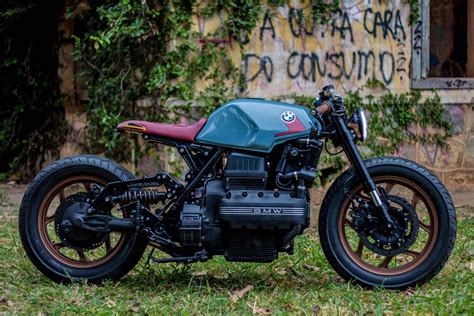 A Brazilian BMW K100 Cafe Racer With A CVT Transmission For Disabled Riders