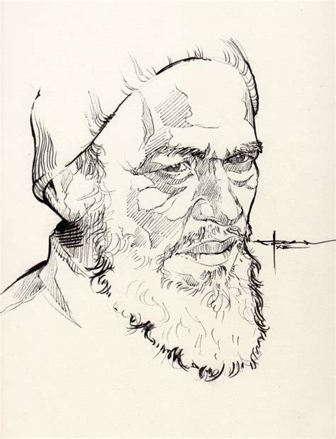 Ink-portrait-001 by mekhz on DeviantArt