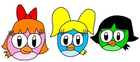 The Powerpuff Girls in Angry Birds Style by Lygiamidori on DeviantArt