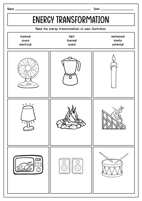 an energy transportation worksheet with pictures and words to help ...