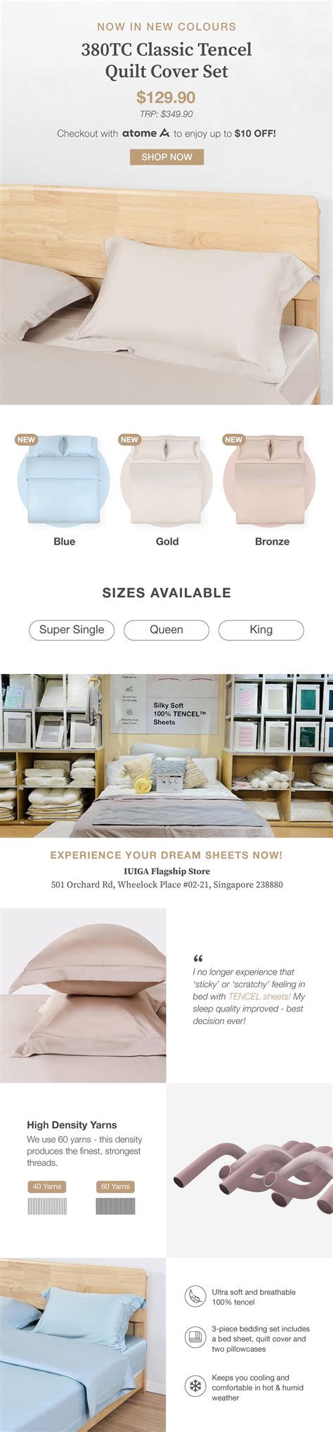 🌟 Your favourite TENCEL sheets, now in NEW Colours! 😍 - IUIGA