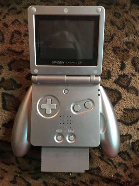 Nintendo Game Boy Advance SP Launch Edition Platinum Silver Handheld System | Nintendo game boy ...