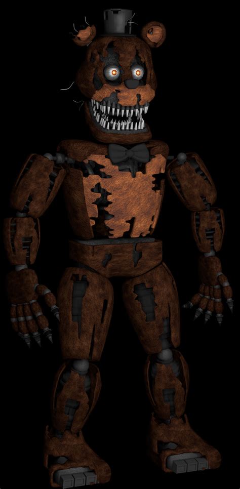 Nightmare Freddy 3D model! [Blender FNaF] by TRAWERT on DeviantArt