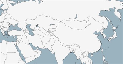 Central Asia and Eastern Europe Region: Political Map Quiz Diagram ...