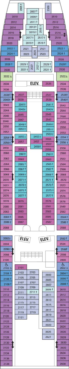 Vision of the Seas Deck Plans- Royal Caribbean International Vision of ...