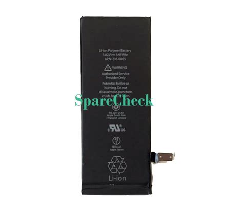 Iphone 6S Battery - SpareCheck Mobile Display and Touch