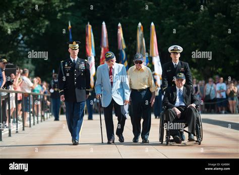 USS Arizona Survivors Participate in an Armed Forces Wreath Laying ...