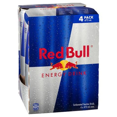 RED BULL ENERGY DRINK 4X473ML