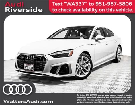 Certified Pre-Owned 2023 Audi A5 Sportback S line Premium Sportback ...