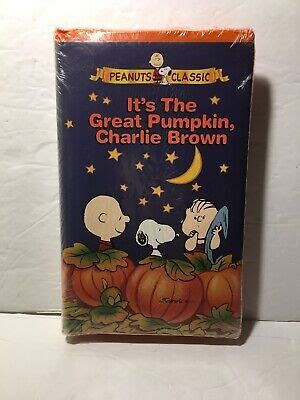 PEANUTS CLASSIC It's The Great Pumpkin Charlie Brown VHS Schulz Halloween NEW 97361537030 | eBay