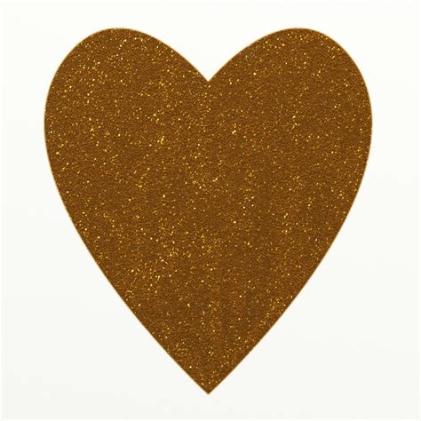 Gold Glitter Heart Clipart Free Stock Photo - Public Domain Pictures