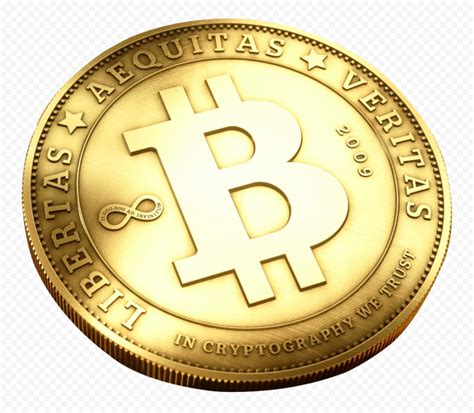 HD Realistic Gold BTC Bitcoin Crypto Coin PNG | Citypng