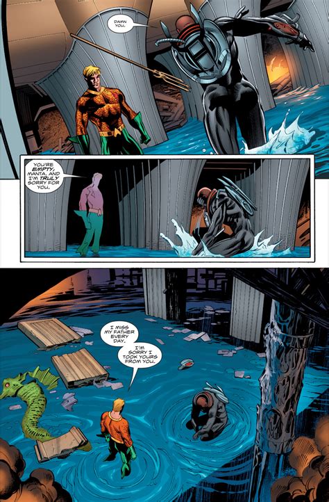 How Aquaman Defeated Black Manta (Rebirth) – Comicnewbies