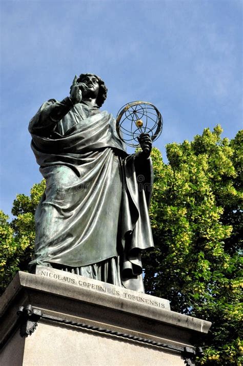 Nicolaus Copernicus Monument in Torun, Poland Stock Photo - Image of ...