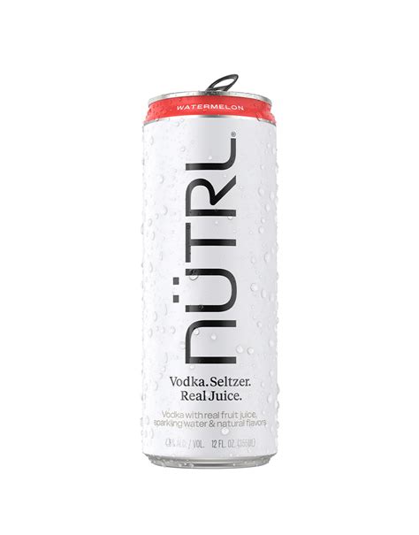 NUTRL Watermelon Vodka Seltzer (4 pack)