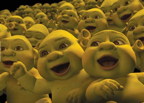 'Sea of Ogre Babies' Poster by Shrek | Displate