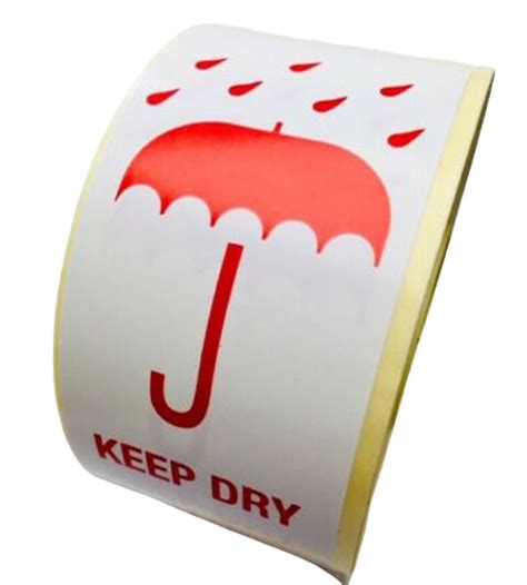 Keep Dry Labels - 50 x 100mm | Packaging Labels – 638 Labels