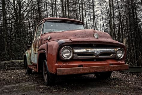Car 1956 Ford F-100 Free Stock Photo - Public Domain Pictures