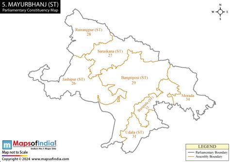 Mayurbhanj Parliamentary Constituency Map, Election Results and Winning MP