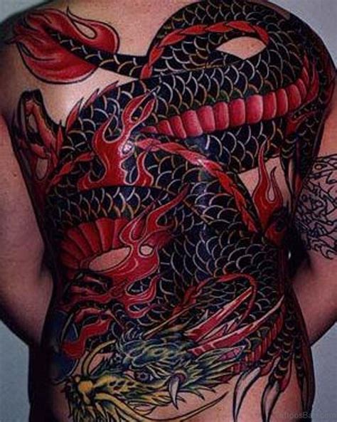 77 Graceful Dragon Tattoos For Back