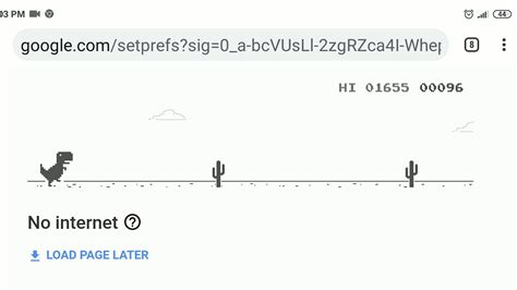 Google chrome game - Dinosaur my highest score - YouTube